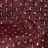 Polyester Athletic Mesh - Cabernet - Heracles Collection