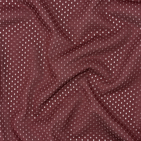 Polyester Athletic Mesh - Cabernet - Heracles Collection
