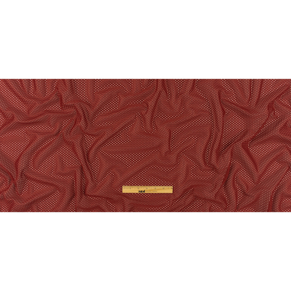 Polyester Athletic Mesh - Cardinal Red - Heracles Collection