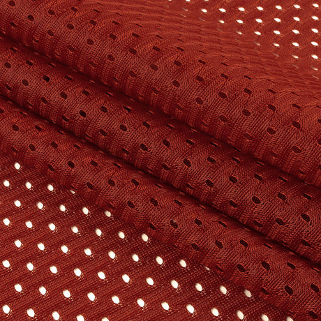 Polyester Athletic Mesh - Cardinal Red - Heracles Collection