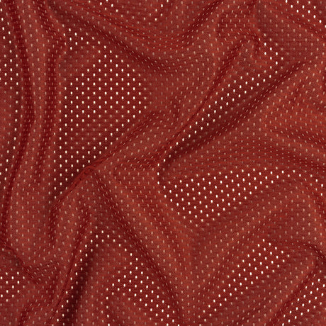 Polyester Athletic Mesh - Cardinal Red - Heracles Collection