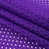 Polyester Athletic Mesh - Purple - Heracles Collection