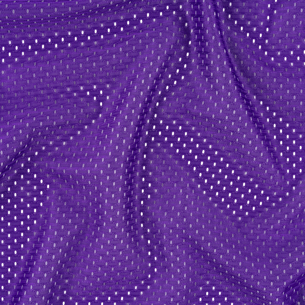 Polyester Athletic Mesh - Purple - Heracles Collection