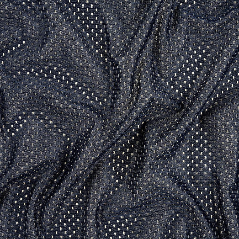 Polyester Athletic Mesh - Navy - Heracles Collection