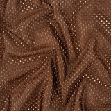 Polyester Athletic Mesh - Brown - Heracles Collection