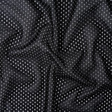 Polyester Athletic Mesh - Black - Heracles Collection