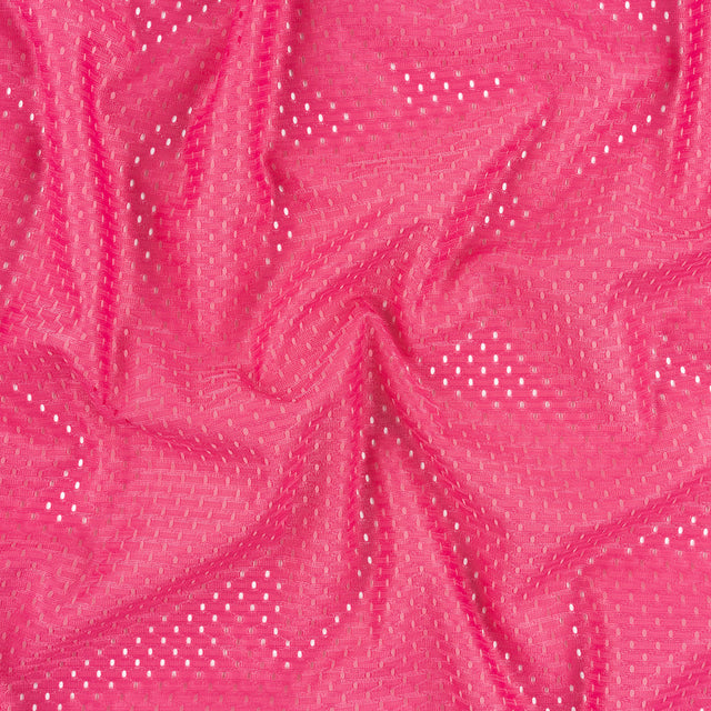 Polyester Athletic Mesh - Ibis Rose - Heracles Collection