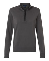 Devon & Jones Women's New Classics Quarter-Zip Sweater