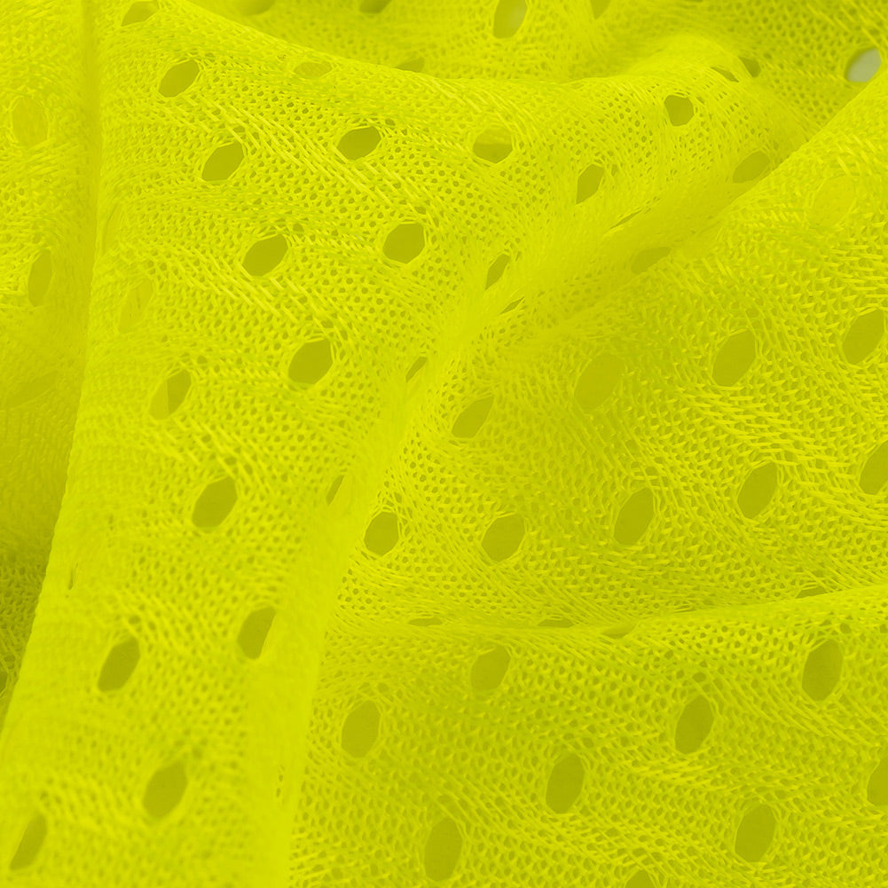Polyester Athletic Mesh - Safety Yellow - Heracles Collection