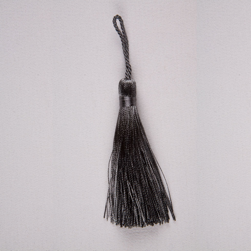 3.5" Pewter Basic Tassel