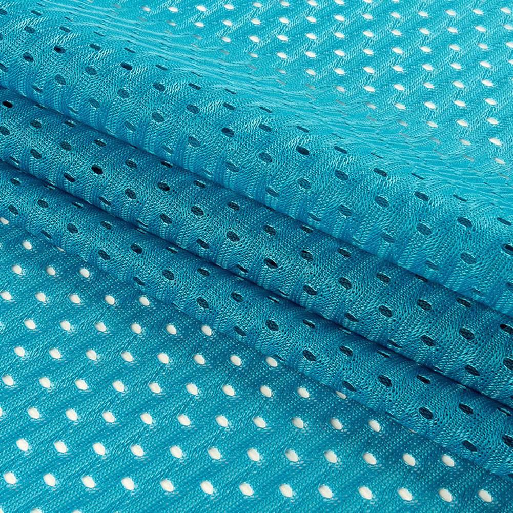 Polyester Athletic Mesh - Turquoise - Heracles Collection