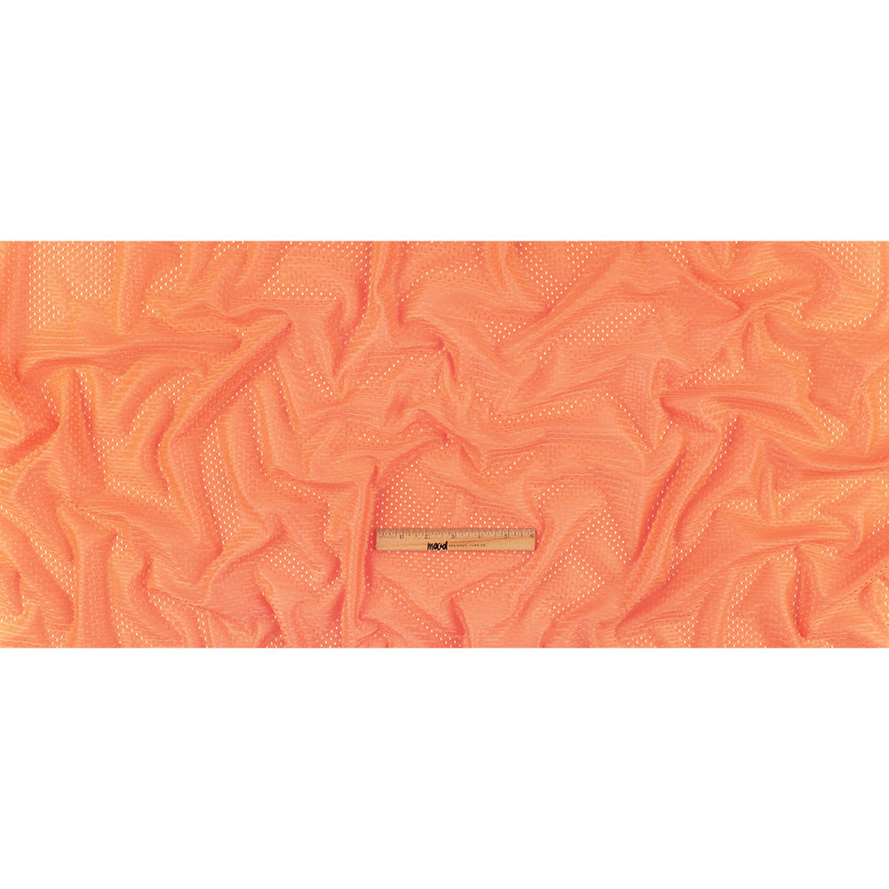 Polyester Athletic Mesh - Peach - Heracles Collection
