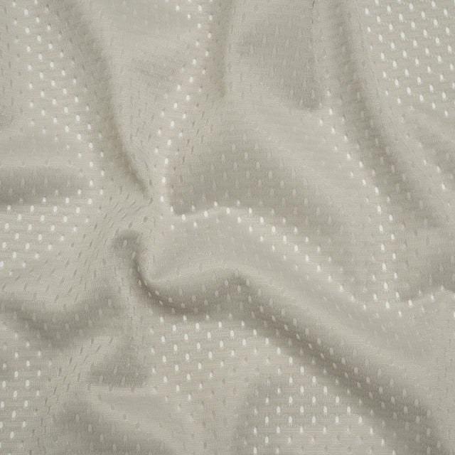Polyester Athletic Mesh - Silver - Heracles Collection