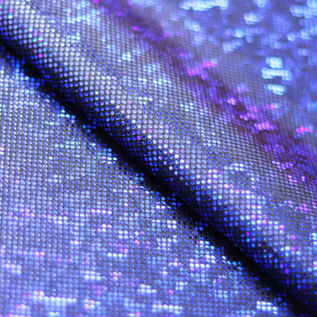 B'Dazzled Holo Nylon Spandex Fabric - Assorted Colors, Hologram Finish, 58/60" Width (1 Yard)