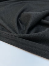 Wool Tweed Gray Black Melange