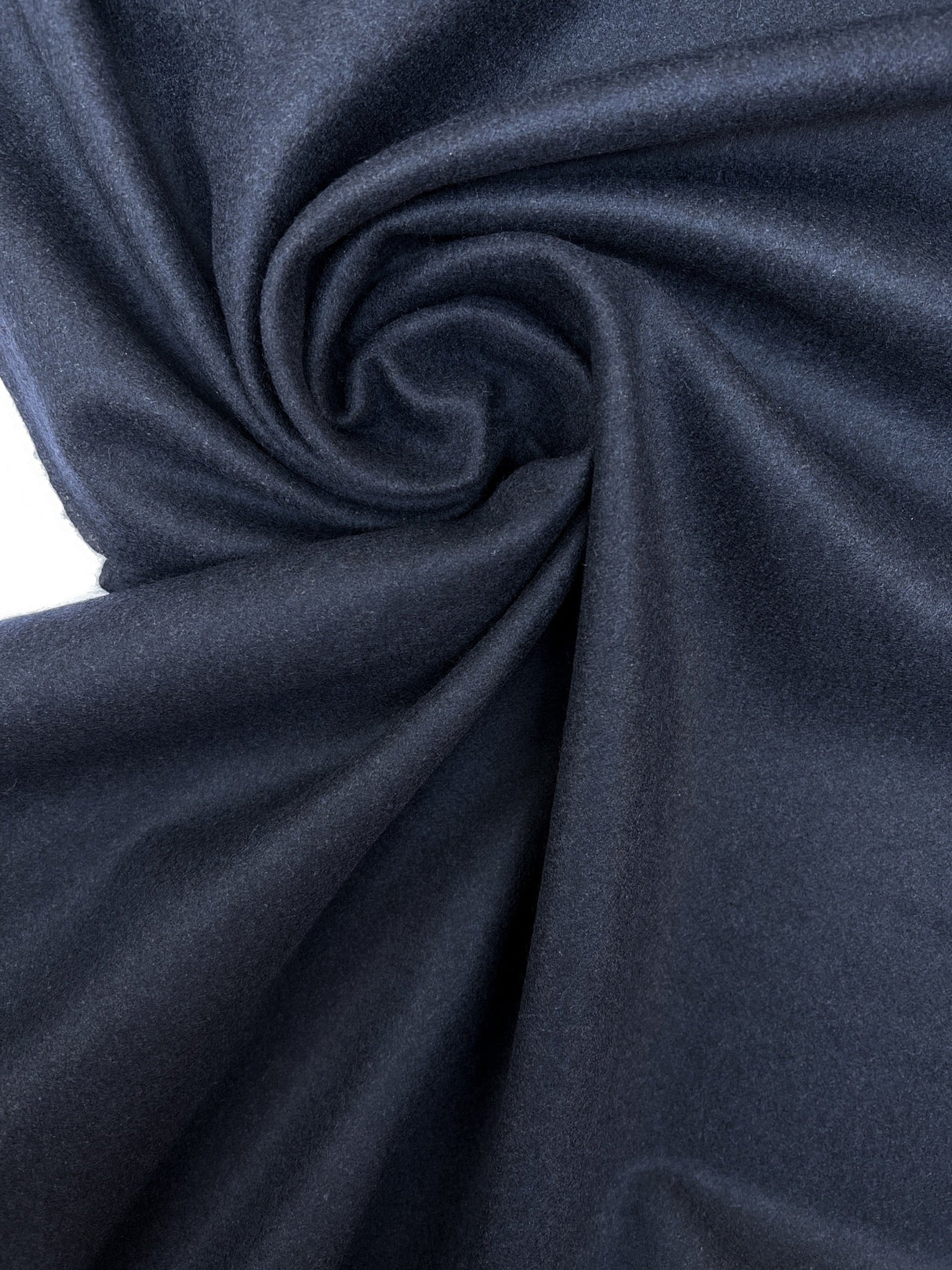 Polyester Wool Blend Woven Melange Blue Black