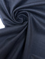 Polyester Wool Blend Woven Melange Blue Black