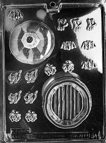 Large Pumpkin Pour Box Chocolate Mold - LPH054