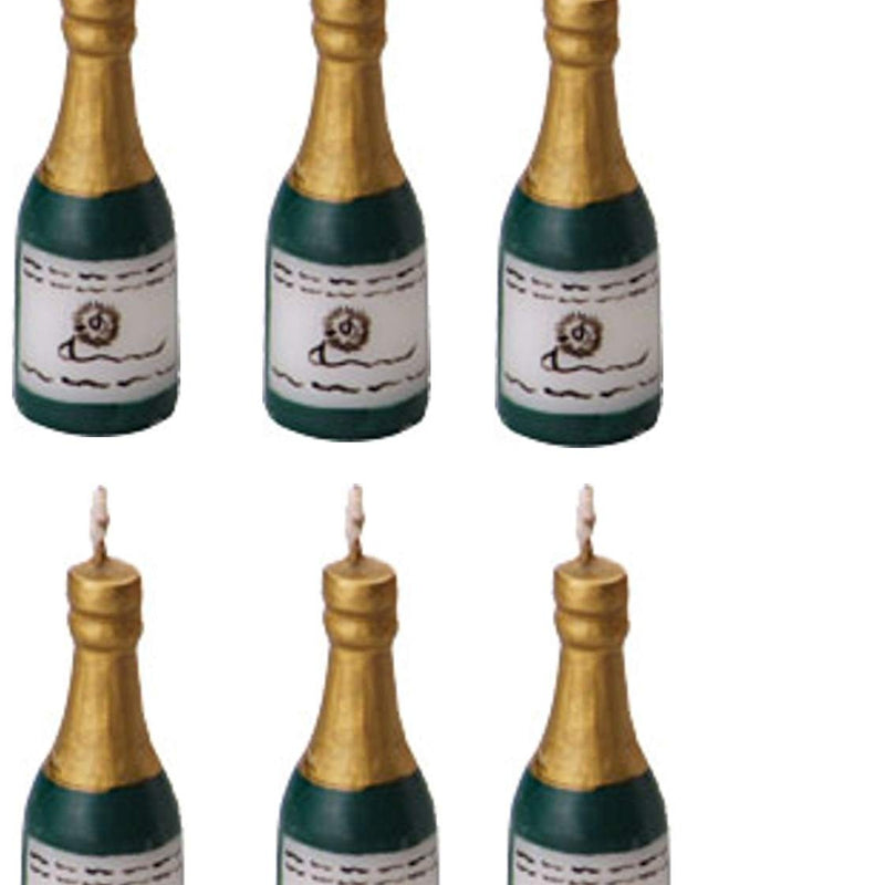 Champagne Novelty Candles 2", 1 pack
