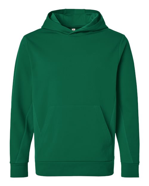 Team 365 Unisex Squad Hooded Tech Fleece Pullover