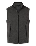 North End Men's Jasper Jacquard Fleece Vest