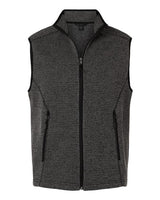 North End Men's Jasper Jacquard Fleece Vest