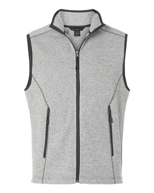 North End Men's Jasper Jacquard Fleece Vest