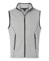 North End Men's Jasper Jacquard Fleece Vest