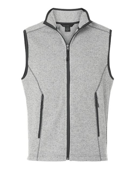 North End Men's Jasper Jacquard Fleece Vest