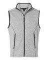 North End Men's Jasper Jacquard Fleece Vest