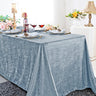 Chenille Metallic Jacquard Velvet Rectangular Tablecloth
