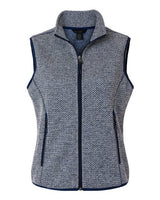 North End Women's Jasper Jacquard Fleece Vest