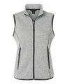 North End Women's Jasper Jacquard Fleece Vest