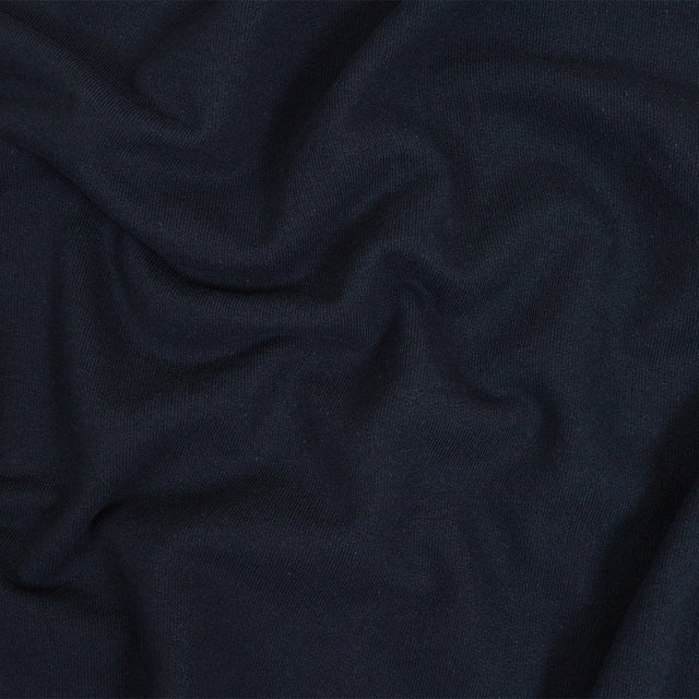 Cotton French Terry Knit - Navy - Elida Collection