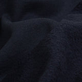 Cotton Fleece Backed Jersey - Navy - Leida Collection