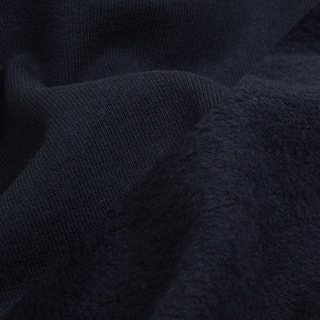 Cotton Fleece Backed Jersey - Navy - Leida Collection