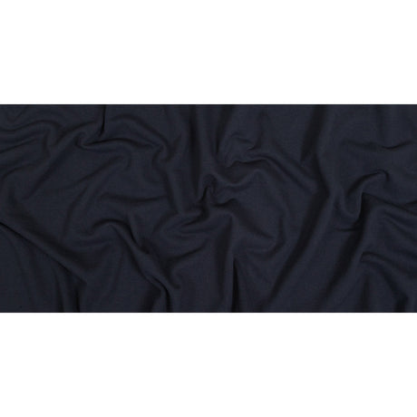 Cotton Fleece Backed Jersey - Navy - Leida Collection