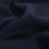 Cotton Tubular 2x2 Rib Knit - Navy - Adile Collection