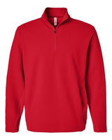 Team 365 Unisex Squad Cadet Quarter-Zip Tech Fleece Pullover