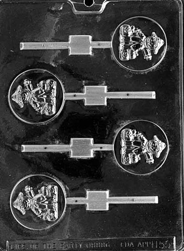 Scarecrow Lollipop Chocolate Mold - LPH055