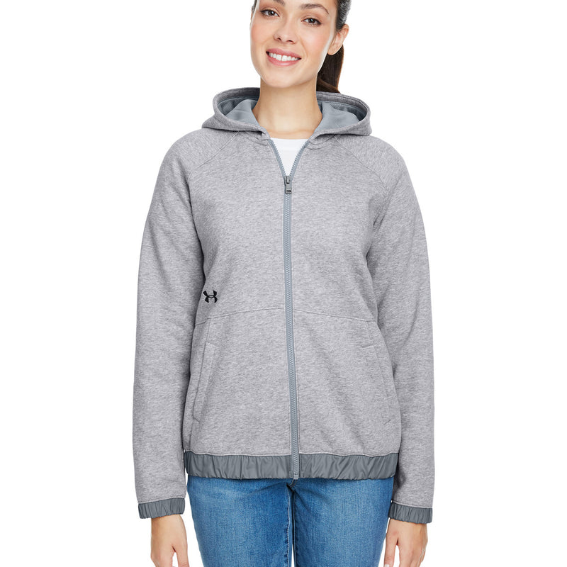 Ladies' Hustle Full-Zip Hooded Sweatshirt