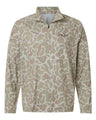 HUK Men's Airweight KC Printed Quarter-Zip Pullover