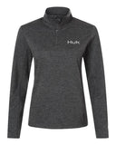 HUK Women's Coldfront+ Quarter-Zip Pullover