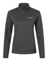 HUK Women's Coldfront+ Quarter-Zip Pullover