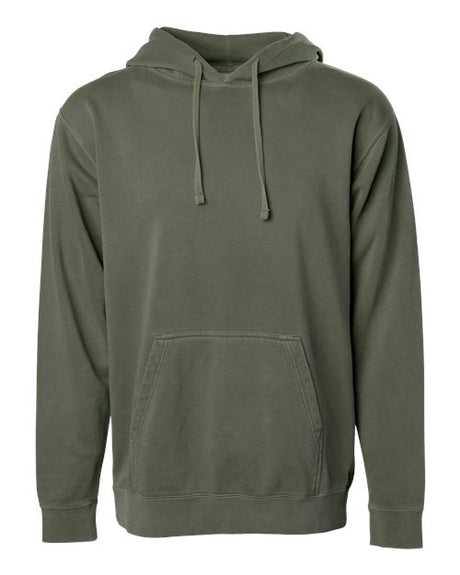 Independent Trading Co. Unisex Midweight Pigment-Dyed Hooded Sweatshirt