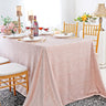 Chenille Metallic Jacquard Velvet Rectangular Tablecloth