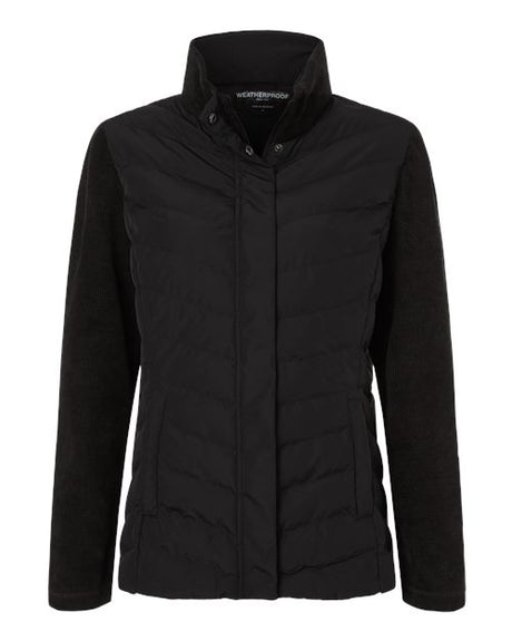 Weatherproof Women's Mixed Media Chevron Jacket