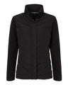 Weatherproof Women's Mixed Media Chevron Jacket