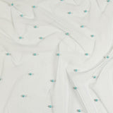 Beaded Tulle - Pale Blue - Sylvie Collection