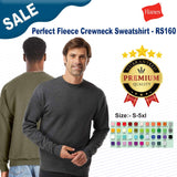 Hanes® Perfect Fleece Crewneck Long Sleeve Sweatshirt